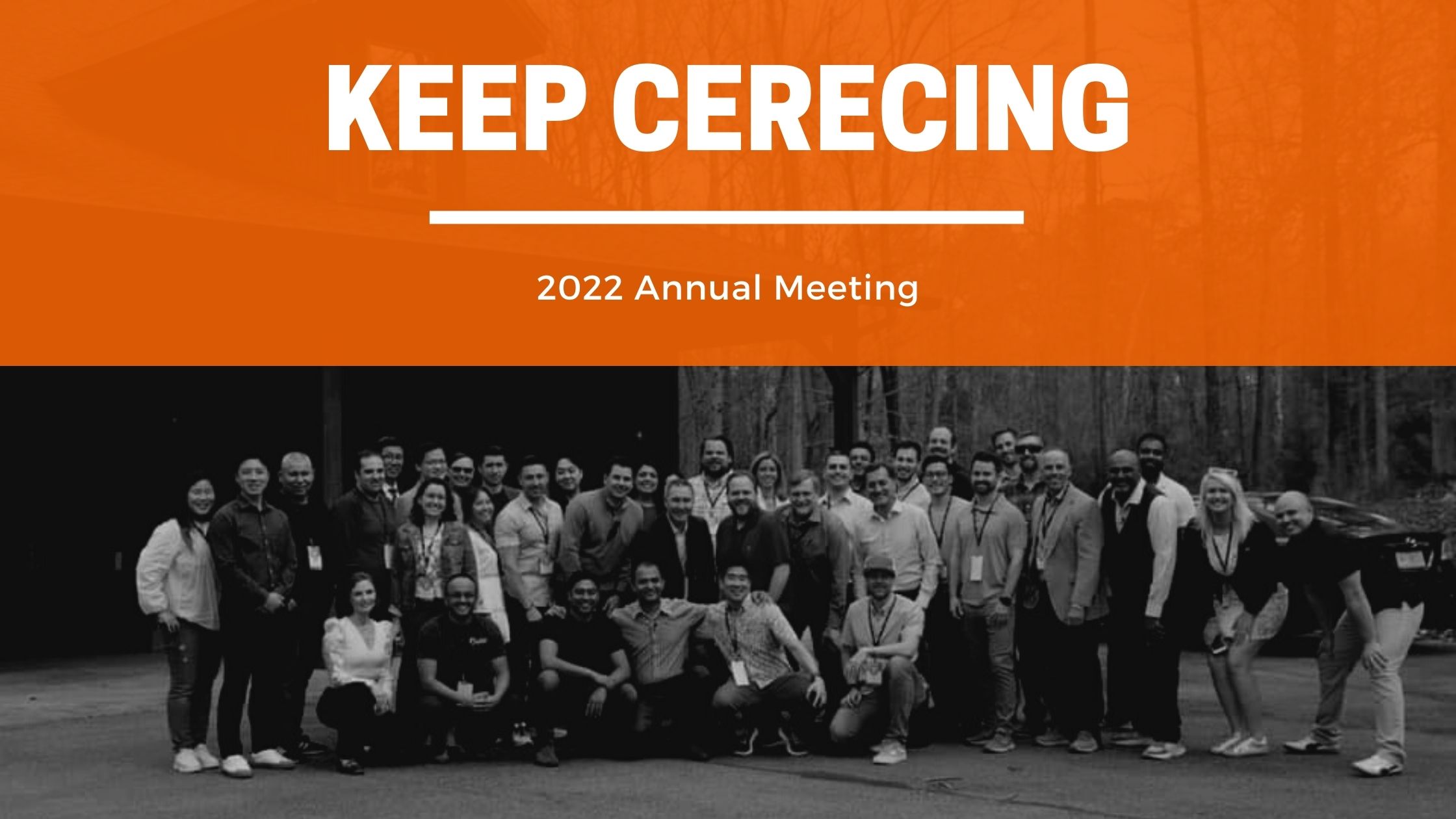 Keep CERECing 2022